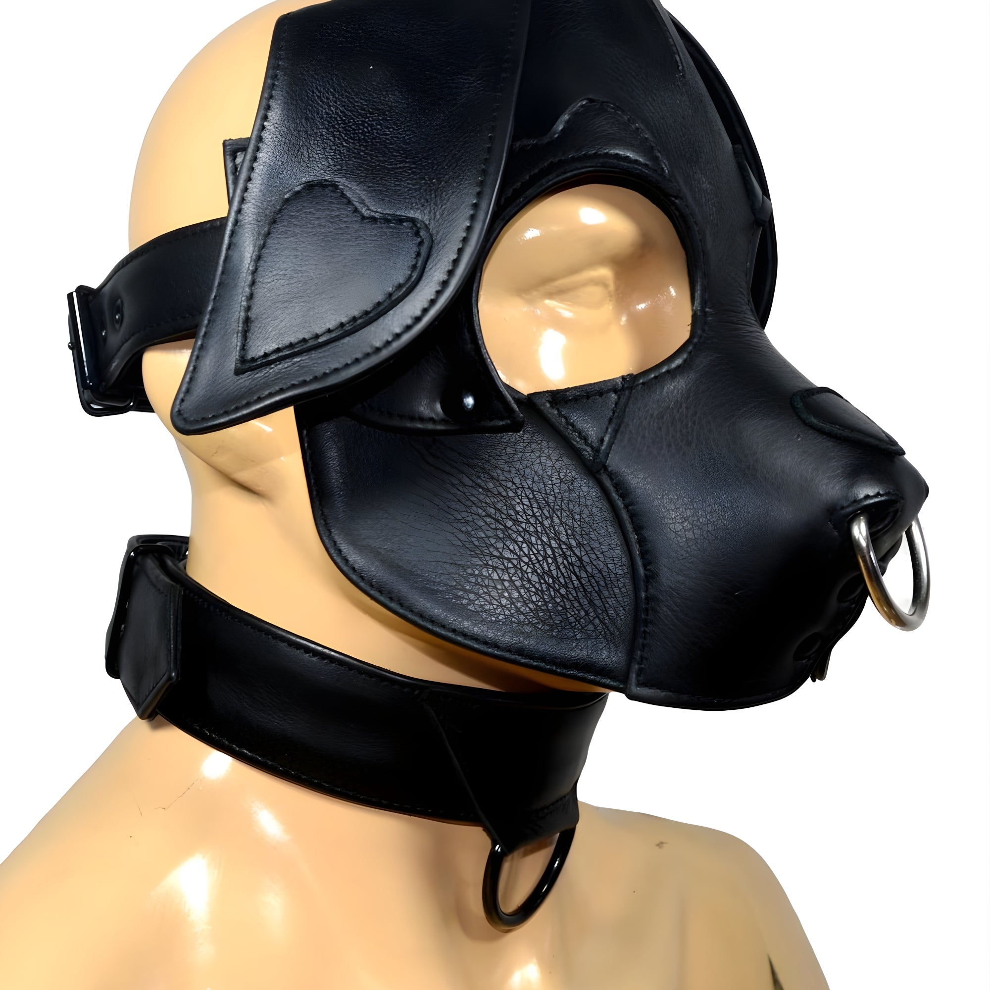 Leather Puppy Hood