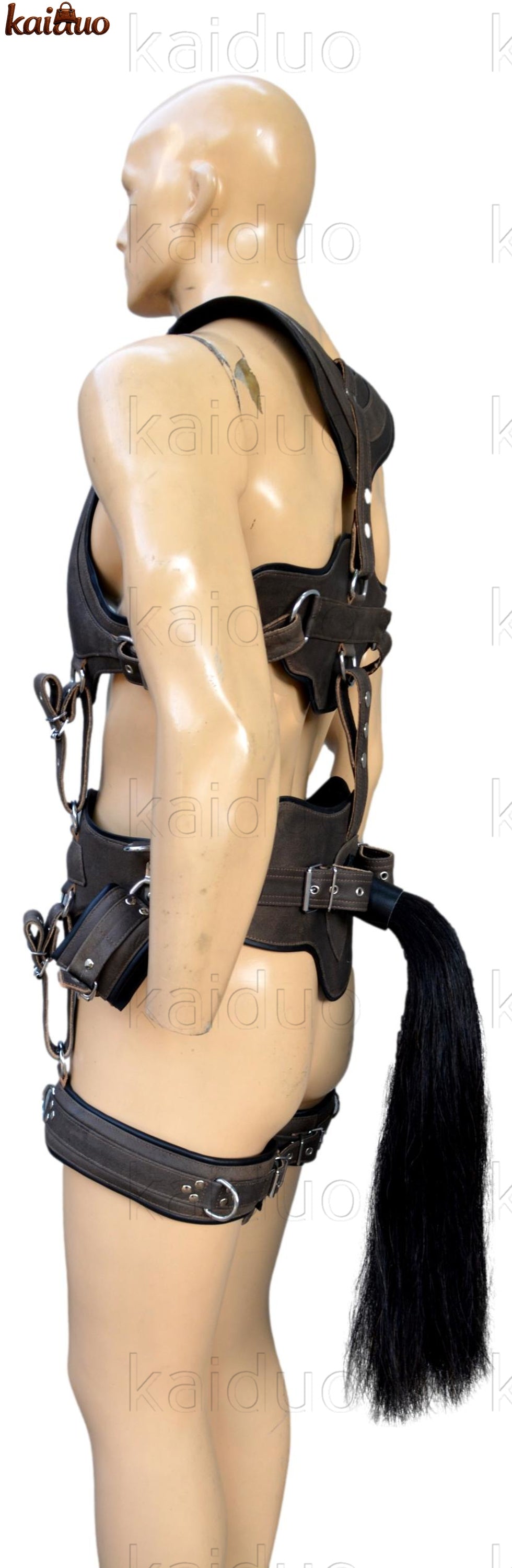 Pony Play Leather Harness