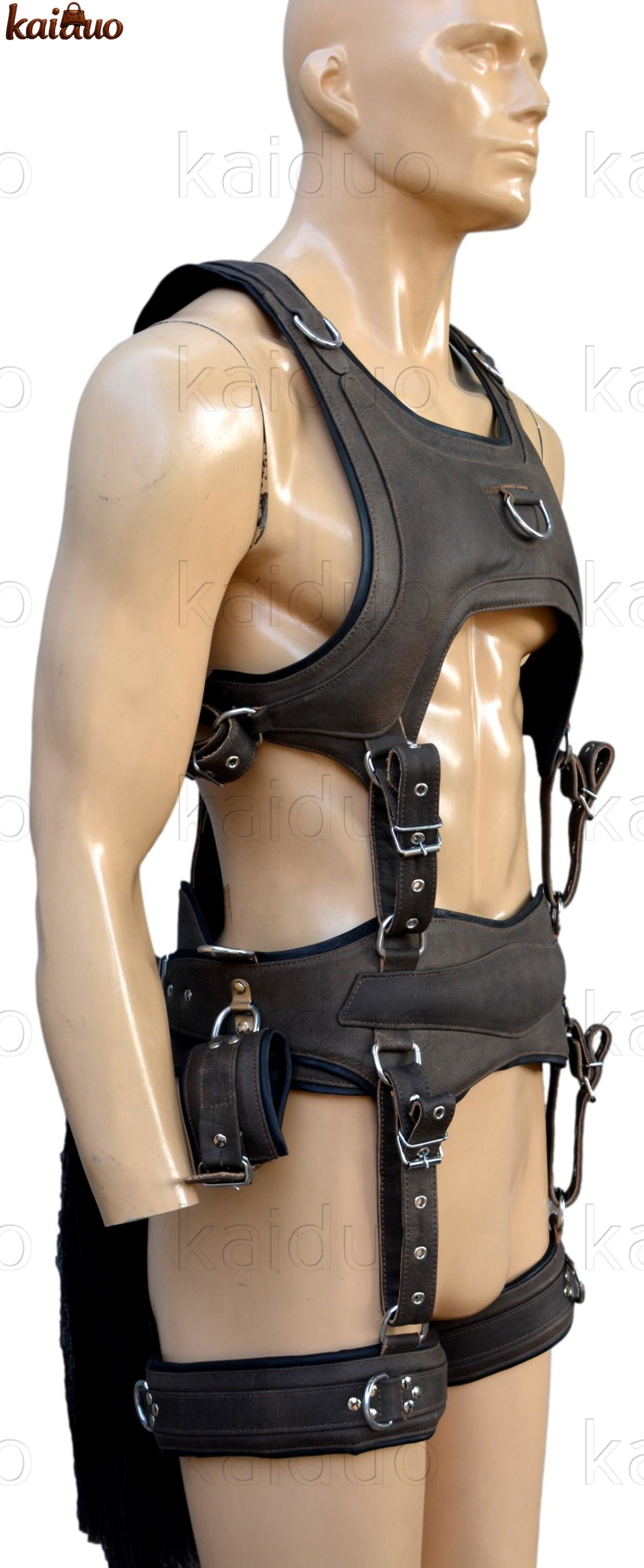 Pony Play Leather Harness